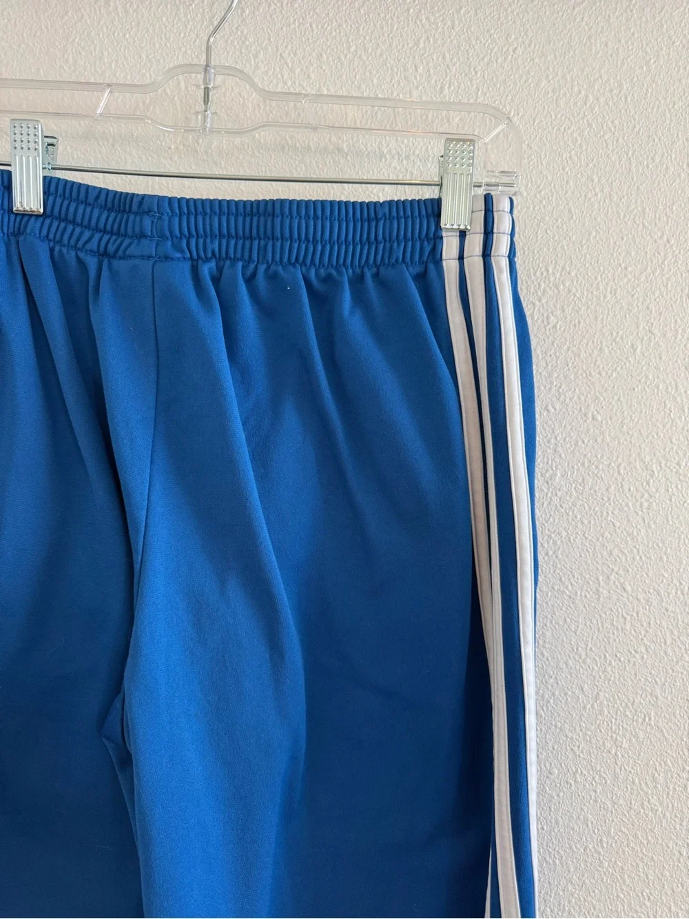 Adidas Originals 3-Stripe Cuffed Track Pants - Blue - Size KIDS Large